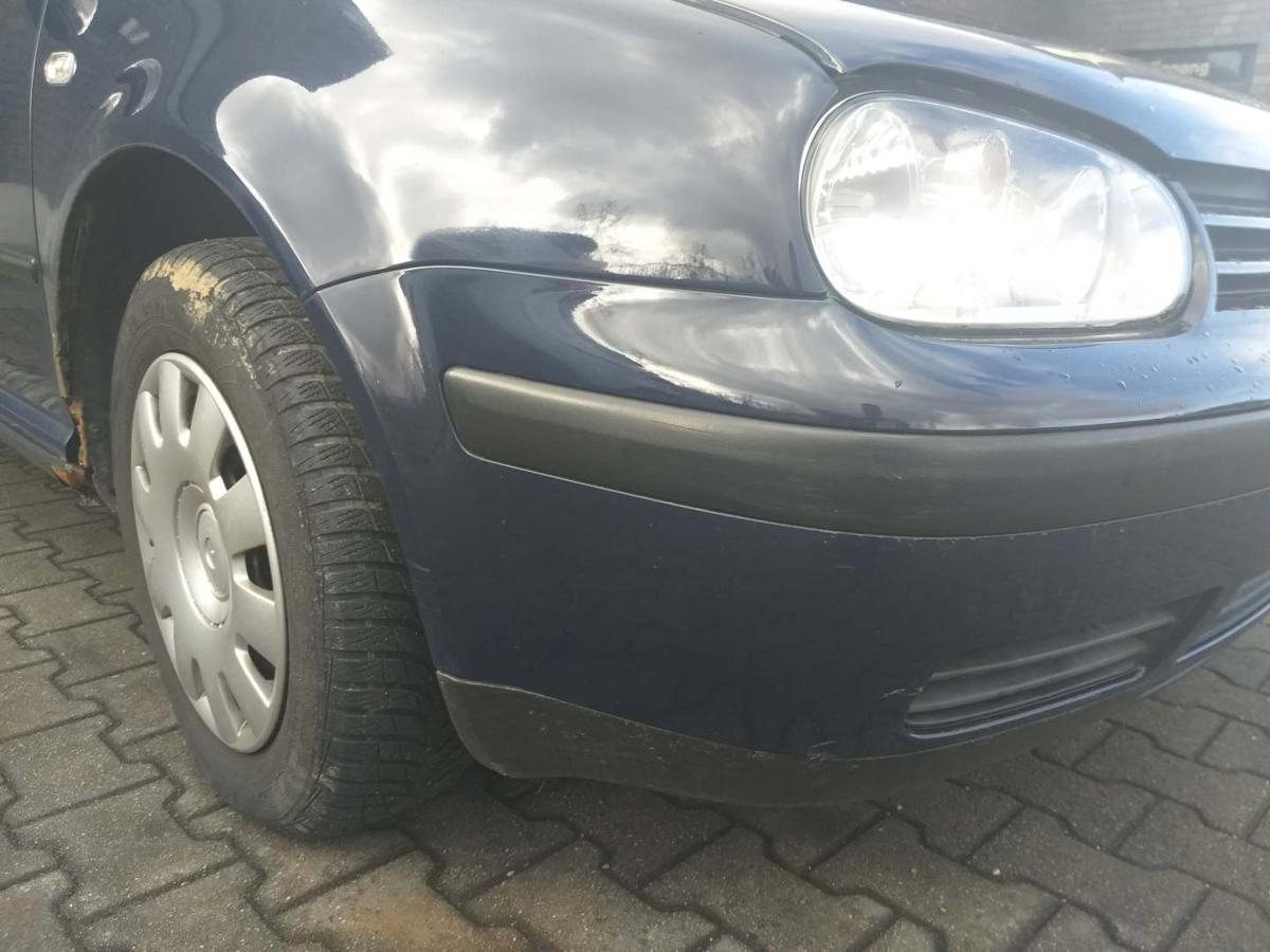 VW Golf 4 original Sto&szlig;stange Stossf&auml;nger vorn LA5G Perlblau Bj.2004